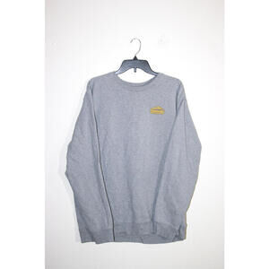 Patagonia Organic Cotton Grey Logo Pullover Sweatshirt Size XL